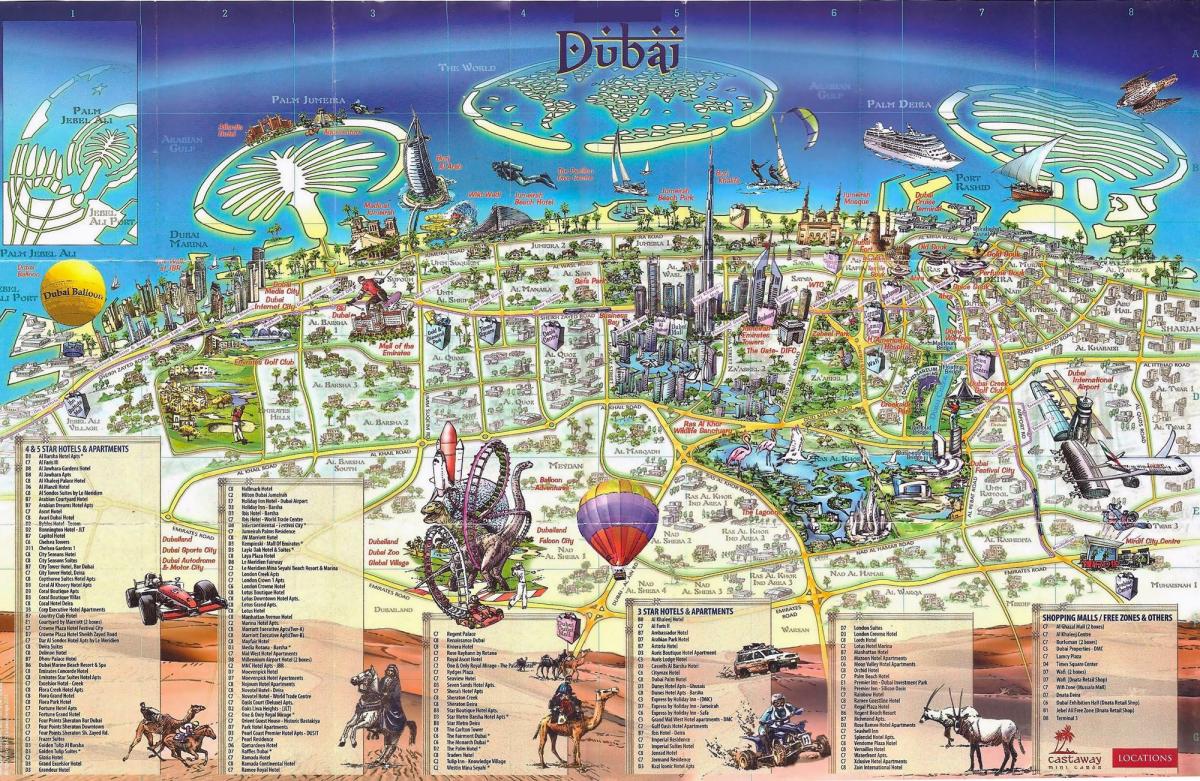3d mapa de Dubai