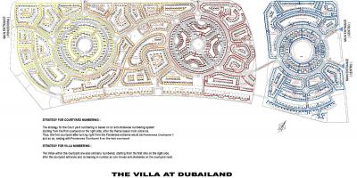 A vila Dubai mapa de localización