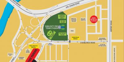Dubai deber de tenis libre estadio mapa de localización