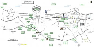 Investimento parque Dubai mapa de localización