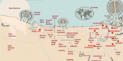 Mapa de Jebel Ali