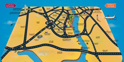 Mapa de Nenos da cidade de Dubai