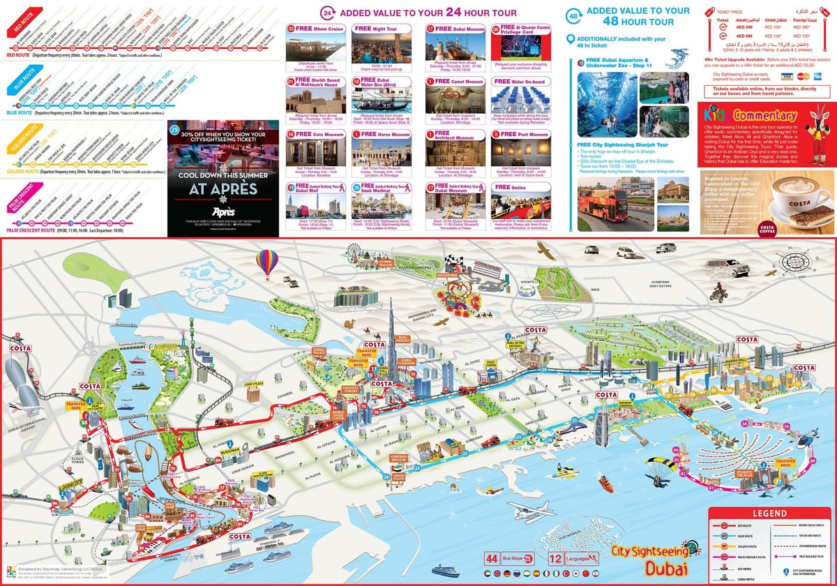 Dubai xira mapa